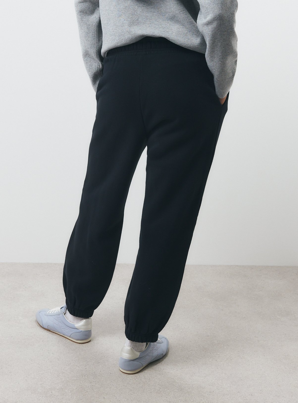 Black & Grey Tapered Joggers 2-Pack M - Image 6 thumbnail